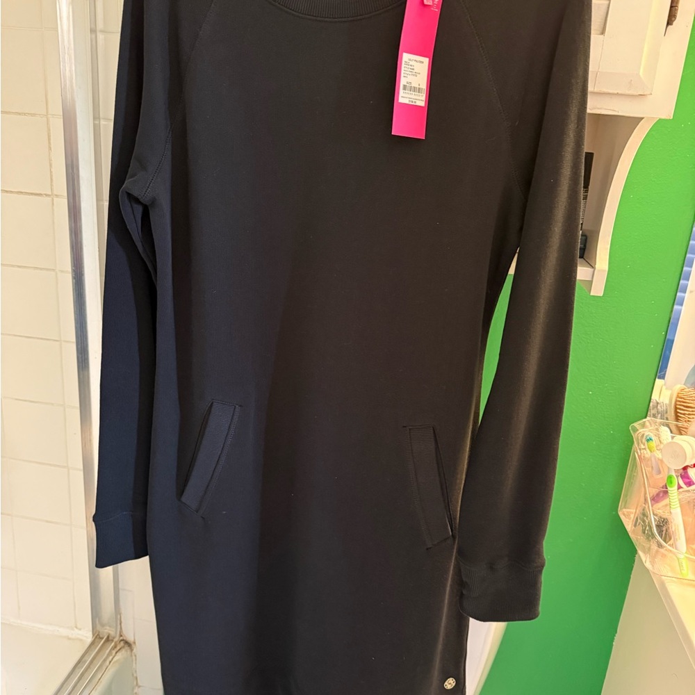 Lilly Pulitzer Black Long Sleeve Dress